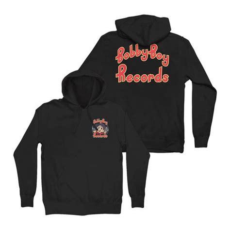 Bobby Boy Records Hoodie Black Bobby Boy Official Store
