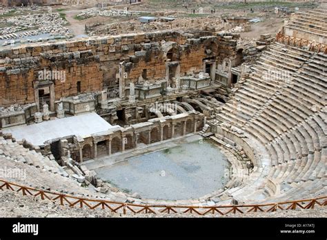 Theatre in Pamukkale Stock Photo - Alamy