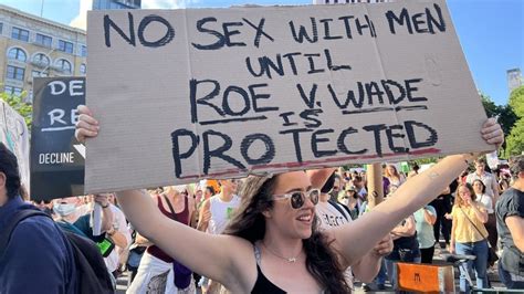 Supreme Court Overturns Roe V Wade Photos Of Protesters Crowds