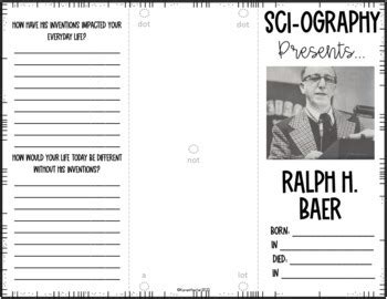 Sci Ography Inventors Research Brochures Mini PBL TPT