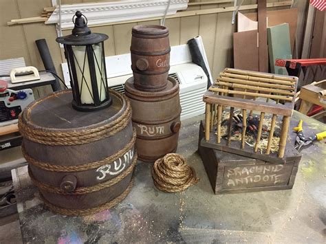 Pirate Decoration Ideas Luxury Diy Pirate Barrels With Animatronic Spider Pirate Halloween