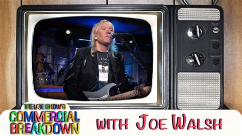 Joe Walsh Funk 49 The Late Shows Commercial Breakdown Youtube