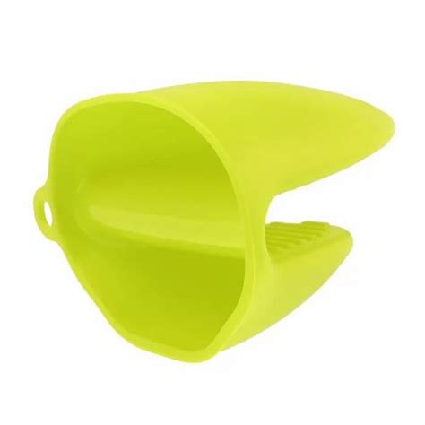 Max Silicone Hot Pot Holder Oven Grip Pinch Mitts Finger Tab Protector Green At Rs 564 00 New