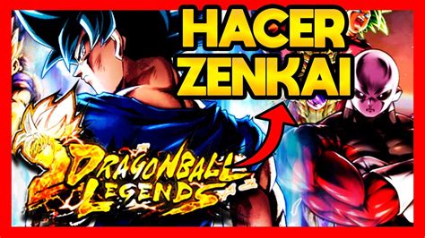 COMO HACER ZENKAI EN DRAGON BALL LEGENDS YouTube