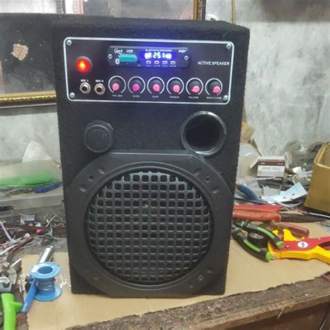 Jual Speaker Aktif Rakitan 8 Inch Bluetooth Shopee Indonesia