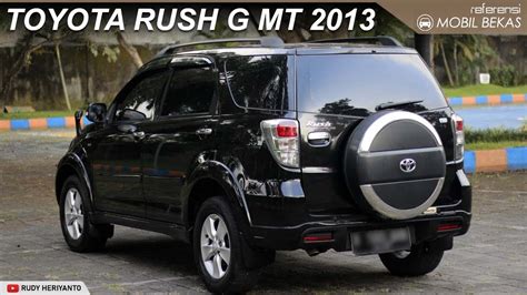 TOYOTA RUSH 1 5 G MANUAL 2013 3 Baris Warna Hitam Metalik YouTube