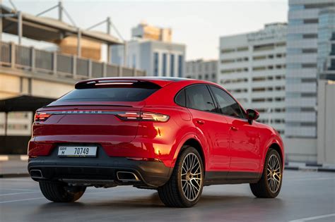 Rent Porsche Cayenne Coupe Red In Dubai Suv Octane Luxury Car