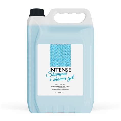 Шампунь - гель для душа INTENSE 2 в 1 FOR MEN 5 л. (ПЭНД) Clean&Green ...