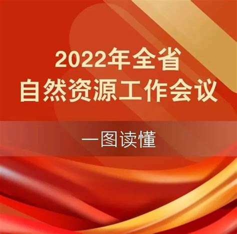 【一图读懂】2022年全省自然资源工作会议范建钰杨小军正德