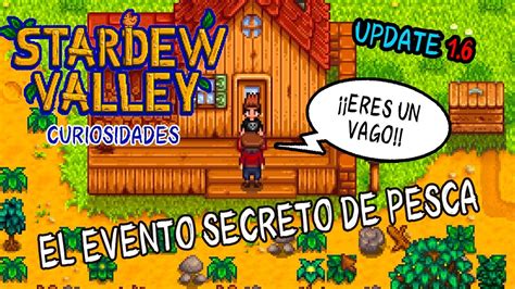 El Evento Secreto De Pesca Stardew Valley Update Youtube