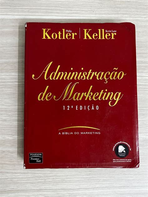 Livro Administração de Marketing Philip Kotler 12 Edição Livro Livro