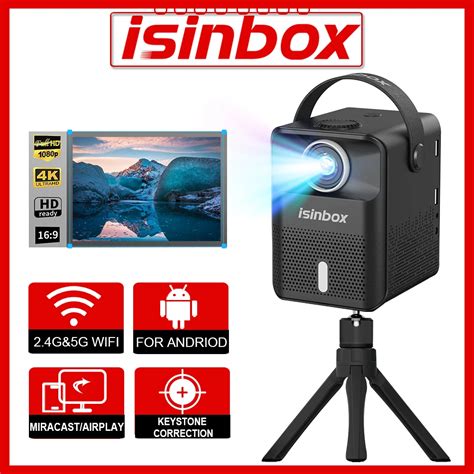 Isinbox X Mini Draagbare Projector Met Schermen Android G Wifi Home