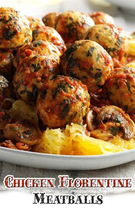 Chicken Florentine Meatballs