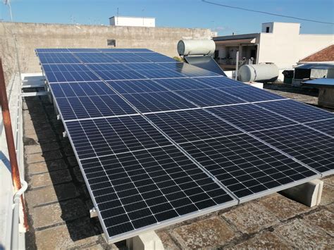 IMPIANTO FOTOVOLTAICO DA 8 KW CON BATTERIE DI ACCUMULO DA 5 KW IN