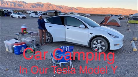 Car Camping In Our Tesla Part Model Y Tescamp Mattress Insert