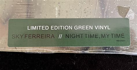 Sky Ferreira Night Time My Time Record Limited Green Vinyl