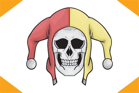 Skull Jester Vectorart Graphic By Rfg · Creative Fabrica