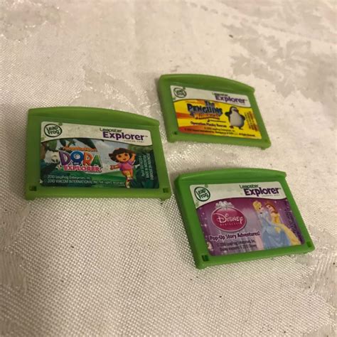 Leap Frog Leapster Explorer With Carry Case And 3 Games Tested Workss