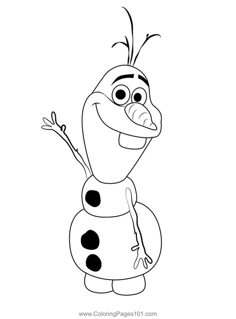 Funny Olaf Coloring Page Olaf Drawing Easy Disney Drawings Disney