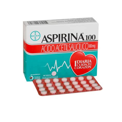 Aspirina 100 Mg Sobre Suelto X 28 Tabletas Droguería Farma Economía