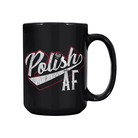 Polish AF AS Fuck Coffee Mug Etsy