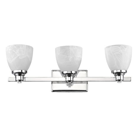 3 Bulb Vanity Light With Metal Frame And Alabaster Shade Silver And White Vanity Lighting