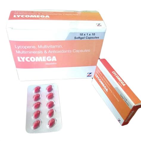 LYCOMEGA Softgel Capsules Zerdia Healthacare Pvt Ltd