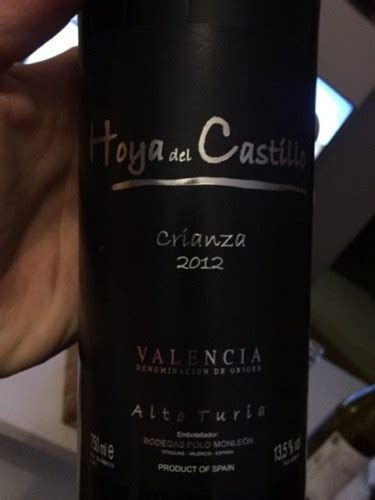 Bodegas Polo Monleon Hoya Del Castillo Crianza Vivino US