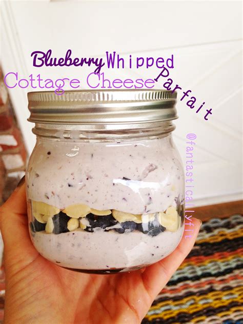 Ripped Recipes Blueberry Whipped Cottage Cheese Parfait