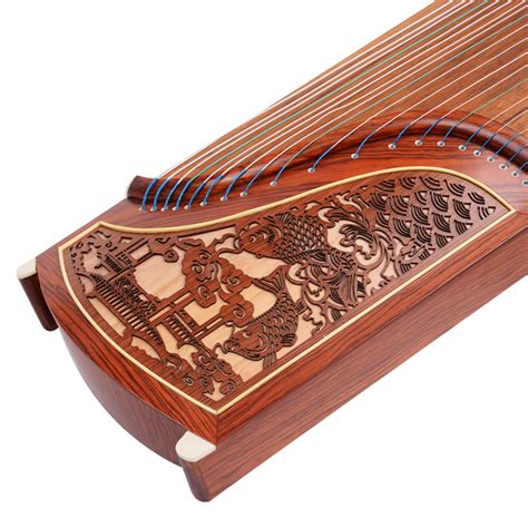 Buy Professional Level Red Sandalwood Guzheng Instrument Chinese Koto