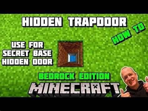 How To Make A Secret Trapdoor In Minecraft 119 Update