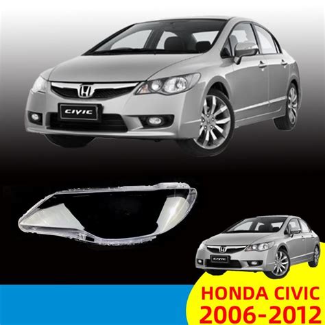 For Honda Civic Fd Headlamp Cover Headlight Cover Cap Lampu