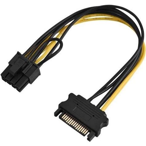 Adaptateur de Cable dAlimentationcartes vidéos graphiques PCI Express