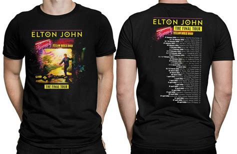 Elton John Farewell Tour 2022 Shirt Sold By Gonzalo Garcia SKU