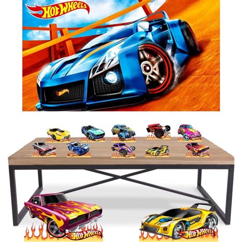 Kit Festa Hot Wheels De Mesa De Chao Painel Shopee Brasil