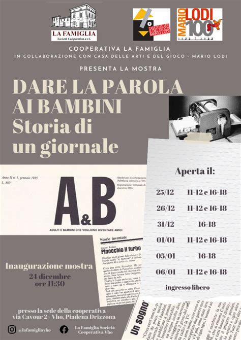 Dare La Parola Ai Bambini Storia Di Un Giornale Casa Delle Arti E