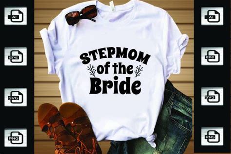 Stepmom Of The Bride Graphic By Vector Tee Store · Creative Fabrica