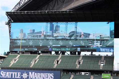 First Look Safeco Fields Massive 11000 Square Foot Scoreboard Is