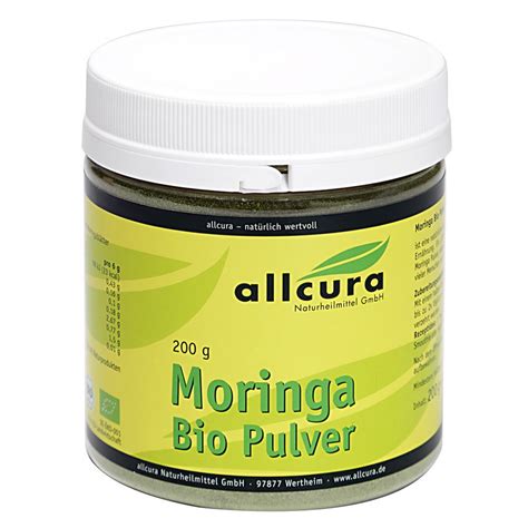 Allcura Moringa Bio Pulver G Shop Apotheke