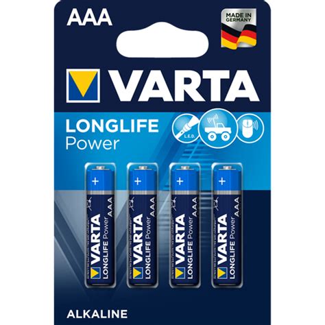 Varta Longlife Power Lr Aaa R Mn V Alkaline Batte