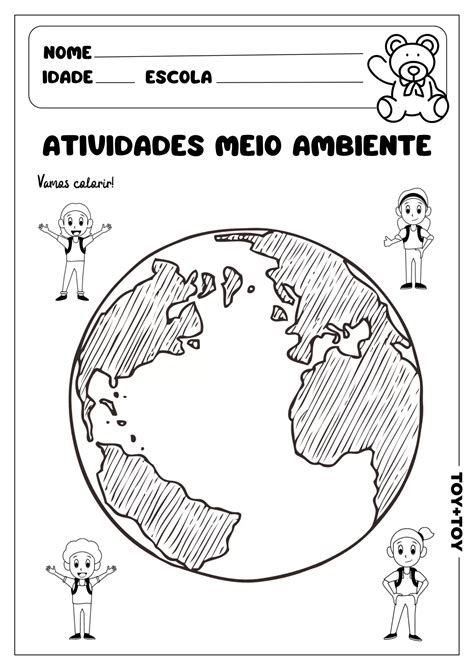 Atividades Infantil Meio Ambiente Toy Toy