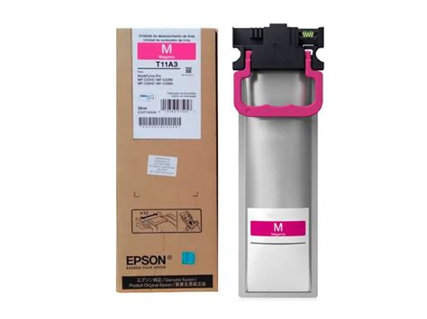 Bolsa Tinta EPSON T11A3 Magenta WF C5390 WF C5890