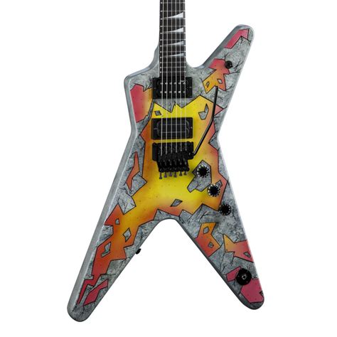 Disc Dean Dimebag Concrete Sledge Ml Electric Guitar With Case At Gear4music