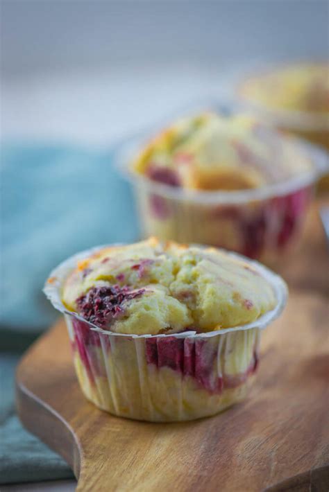 Wie Von Starbucks Himbeer Muffins Mit Wei Er Schokolade Frischk Se