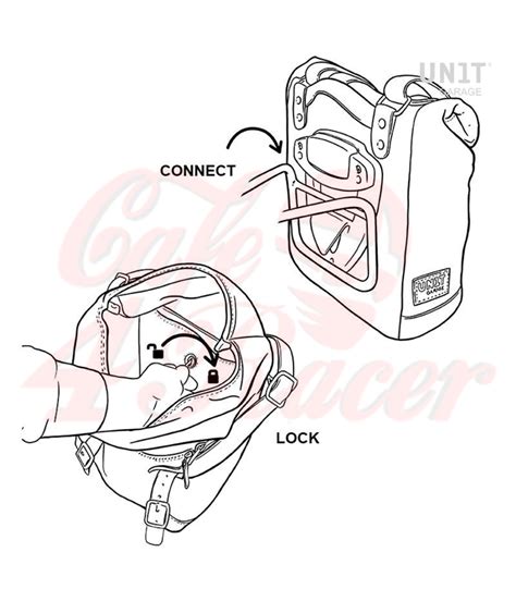 Canvas Side Pannier Scram 22l 30l Left Subframe Yamaha