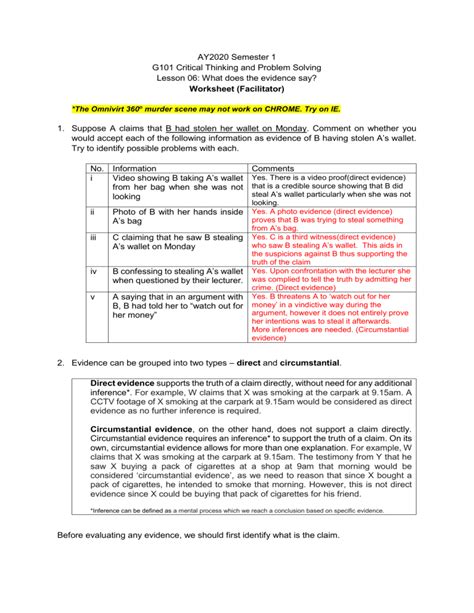 Ay2020 Semester 1 G101 L06 Worksheet Student