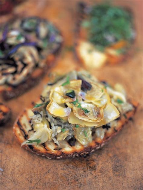 Artichoke Bruschetta Bread Recipes Jamie Oliver Recipes