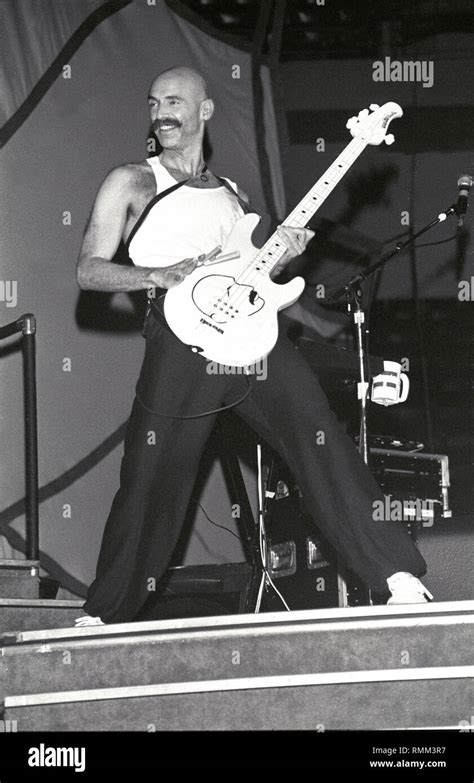 Bassist Tony Levin Of Anderson Bruford Wakeman And Howe Is Shown