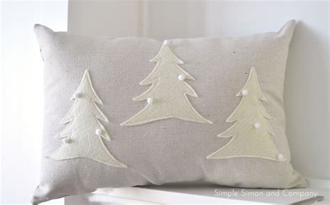 Felt Christmas Pillows With Tutorial Simple Simon And Company