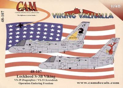 Lockheed S 3 B Viking 2 Schemes CAM 48107